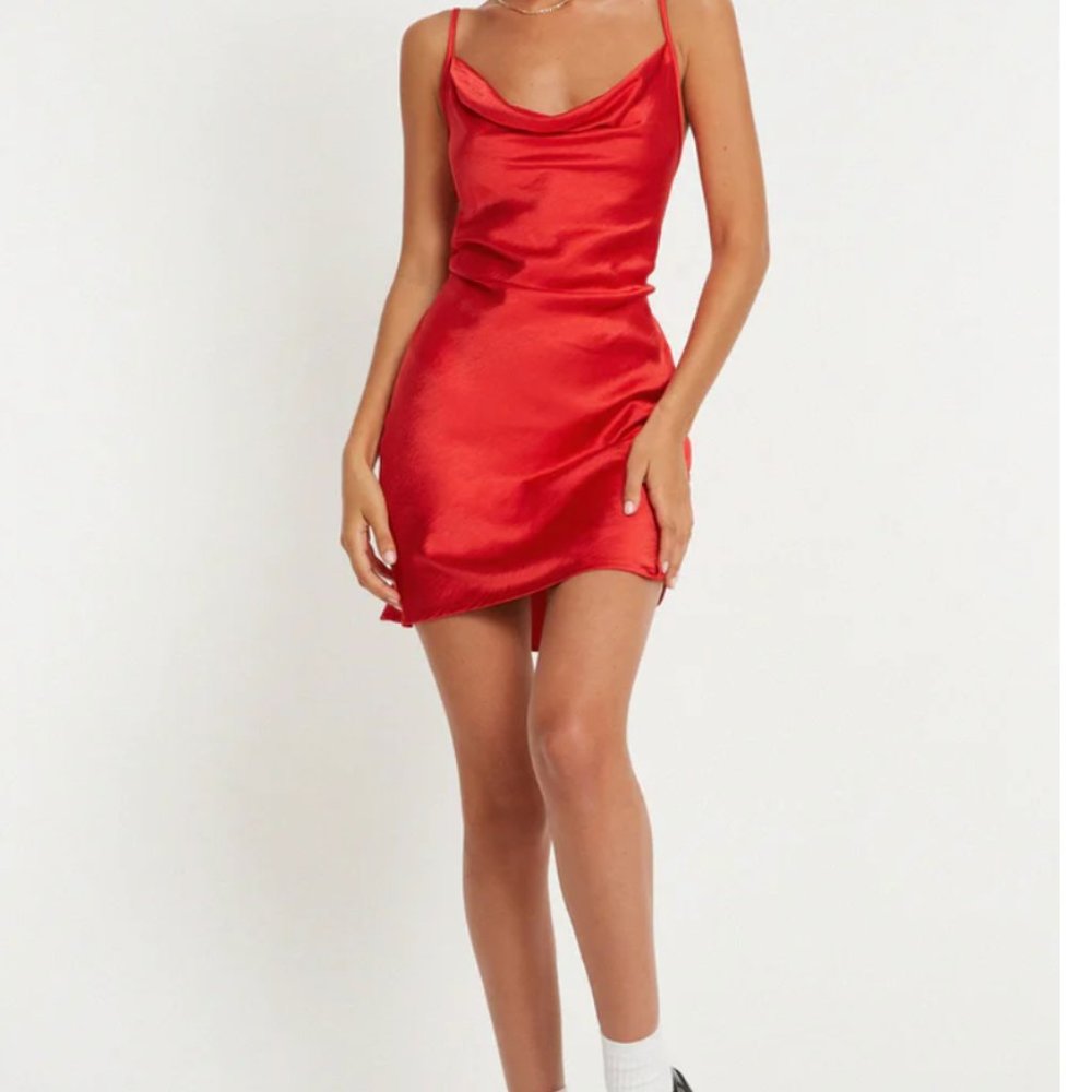 Motel Rocks Cowl Neck Dress